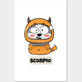 Funny Zodiac Baby Scorpio Posters and Art